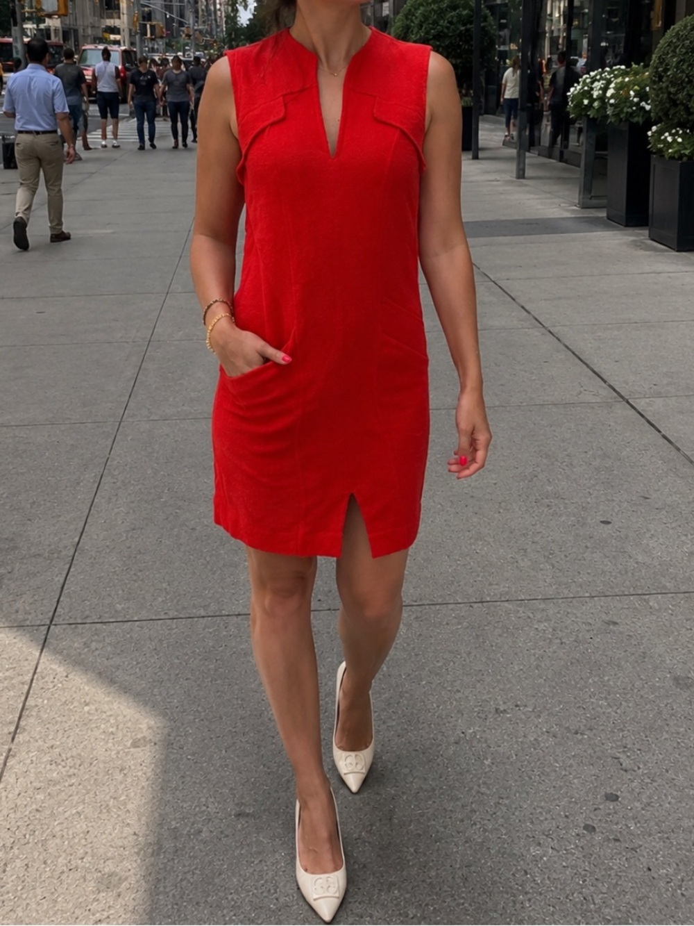 Oscar De La Renta Wool Dress